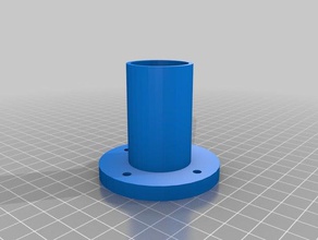 pvc stand diy holder lifebeam smartrover solutionhacker tube 3d print model - Mito3D