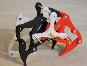 theo jansen caminar mecanismo iii mecánica juguetes 3d print model - Mito3D