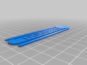 trac3d paperclip office customized 3d print model - Mito3D