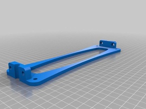 wide 10mm mendelmax rod holder 3d printer parts 10 15 stable support y-axis y-rod 3d print model - Mito3D