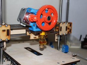 printrbot lc any hotend huck 3d printers carriage laser cut extruder mount plus 3d print model - Mito3D