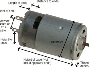parametric motor case maker parts 3d customizer dc domain holder model mount openscad public 3d print model - Mito3D
