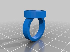 mushroom ring accessories customized 3d print model - Mito3D