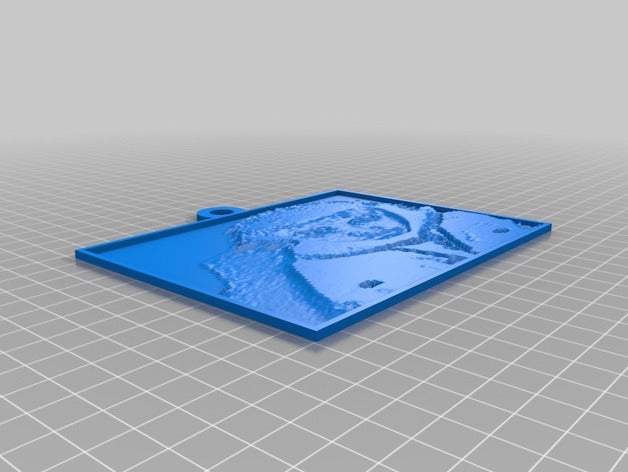 jb 2d art personnalisé 3D print model - Mito3D