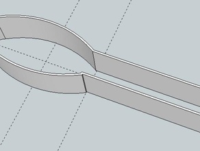 form bake spoon formed cookie kitchen dining 3d print model - Mito3D