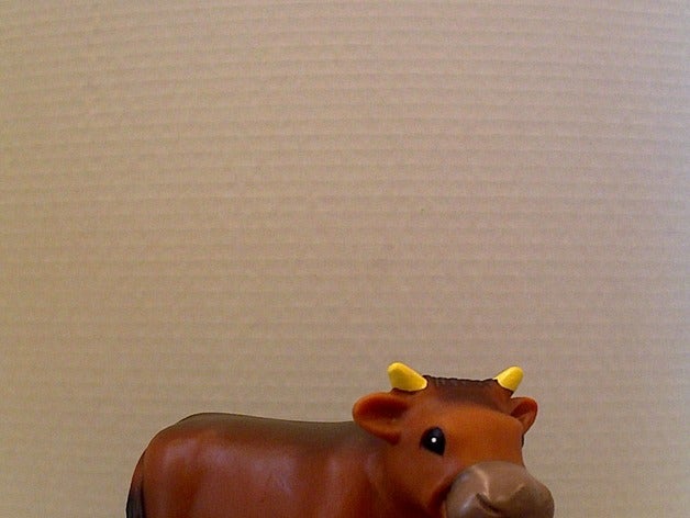 bulloxsteer art animals cow farm makerbotdigitizer scan toy 3D print model - Mito3D