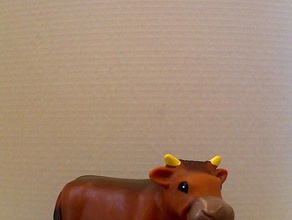 bulloxsteer a arte animais vaca farm da fazenda makerbotdigitizer scan brinquedo 3d print model - Mito3D