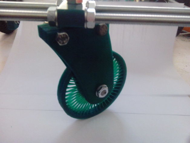 another caster wheel model robots 3D print model - Mito3D