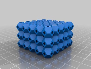 mi personalizados anti-deformación del bloque de octaedros truncados ingeniería 3d print model - Mito3D