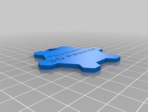 tsudoshi logo mini pin 3d printing custom printer help 3d print model - Mito3D