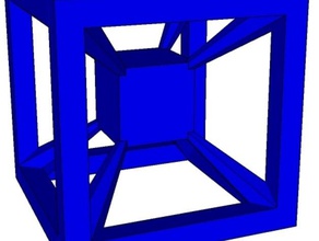 cube-ception 3d de l'impression cool bureau jouets la création intéressant 3d print model - Mito3D
