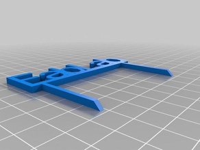 fablab signo al aire libre jardín personalizado 3d print model - Mito3D