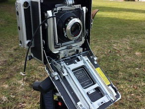 coned lente da placa mpp mk viii 4x5 câmera de visão diy 90mm angulon lensboard conselho campo vista super 3d print model - Mito3D