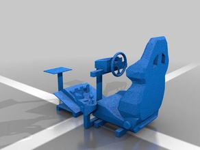 gaming race seat toy game accessories 3d print model - Mito3D