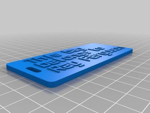 ray etiqueta de bagagem organização personalizado 3d print model - Mito3D
