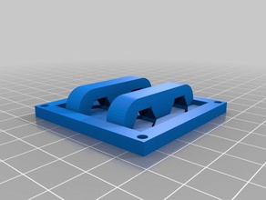 quad pushbutton panel electronics 3d print model - Mito3D