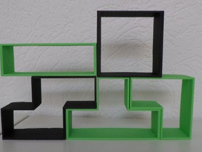tetris blocks art tools 3d print model - Mito3D