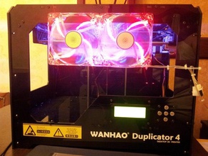 cooling fan wanhao duplicator 4 3d printer accessories active pla replicator 2x 3d print model - Mito3D