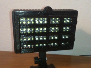 düşün f&uumlr videolicht d&oumlrr kamera 3d print model - Mito3D