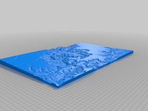 grand canyon section other arizona geography 3d print model - Mito3D