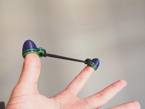 finger slinger mechanical toys fingertip gadget slingshot training 3d print model - Mito3D