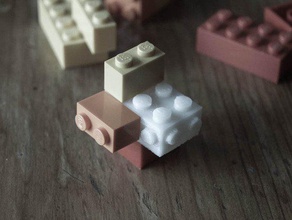 brick 2x3 16 construction toys 3d geometry lego mod pla ultimaker 3d print model - Mito3D