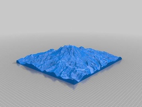 mt rainier altri cascate vulcano washington 3d print model - Mito3D