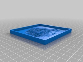 romania mappa lito 2d art personalizzato 3d print model - Mito3D