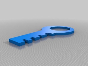 clé décor 3d print model - Mito3D