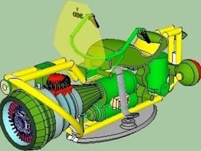 jet powered motor bike titled other makeentry 3d print model - Mito3D