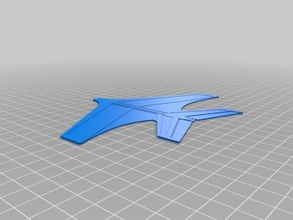 sprite-jet Fahrzeuge Flugzeug Fliegen glider mendel Modell bedruckbar ist prusa Spielzeug 3d print model - Mito3D