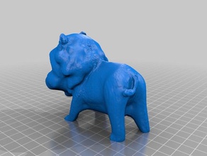 toy lion art makerbotdigitizer scan 3d print model - Mito3D