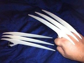 wolverine claws plastic costume prop toy wearable x-men 3d print model - Mito3D