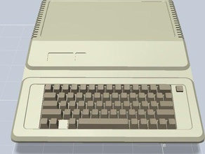 apple iie computer 8-bit 80s retro 3d print model - Mito3D