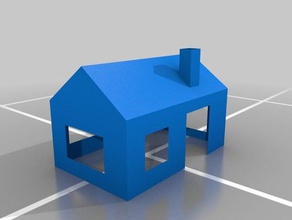 mini dream house buildings structures 3d print model - Mito3D