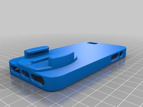 iphone 55s gopro mount mobile 3d print model - Mito3D