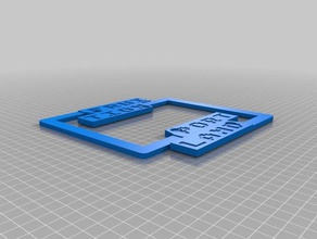 fruizione di portland i segni loghi personalizzato 3d print model - Mito3D