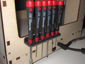 simple tool rack holders boxes wiha 3d print model - Mito3D