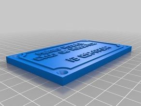 personalizzato semplice nome i segni loghi 3d print model - Mito3D