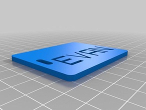 evan büyük organizasyon özelleştirilmiş 3d print model - Mito3D