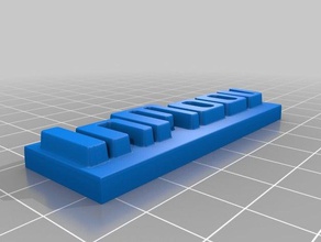 inmoov llavero llaveros 3d print model - Mito3D