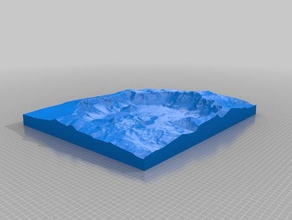 lac de cratère d'autres cascades mt mazama le parc national oregon 3d print model - Mito3D