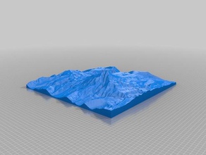 mount jefferson other cascades mt oregon volcano 3d print model - Mito3D