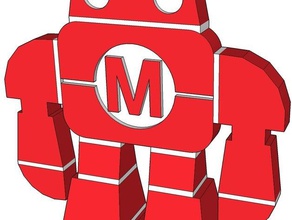 maker faire - Papier-Spielzeug Modell Roboter 3d print model - Mito3D
