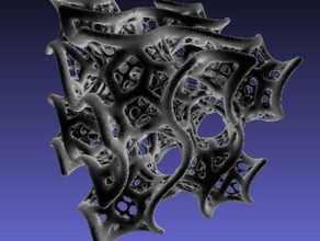 gyrovoronoid 2 math art 3d print model - Mito3D