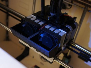 replicator cooler fan guard 3d printer accessories 3d print model - Mito3D