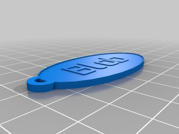 anna de porte-clés personnalisé 3D print model - Mito3D