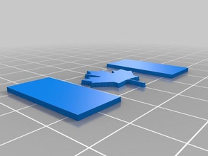 foglia di acero, portachiavi dualstrusion i parametrico utile 3d print model - Mito3D