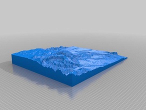 bryce canyon section other national park utah 3d print model - Mito3D