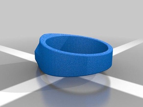 superman anello anelli 3d print model - Mito3D